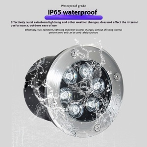 Projecteur LED d'<span class=keywords><strong>extérieur</strong></span> encastrable <span class=keywords><strong>pour</strong></span> aménagement paysager, étanche IP65, 3W/6W RGB, en aluminium, dimmable, <span class=keywords><strong>pour</strong></span> pelouse et arbres, à installer en coin - Product Image 4