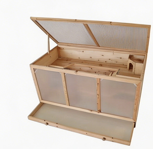 <span class=keywords><strong>Cage</strong></span> en bois durable de luxe pour petits animaux (cricots et hamsters) - Meuble pour animaux de compagnie fabriqué en Chine - Product Image 2