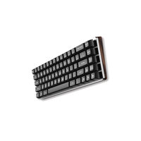 GATERON Keyboard Mekanik 60% Kayu RGB Tipe-c Nirkabel Ergonomis Pita Kenari X Saklar Coklat Biru Merah