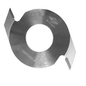 BushWalk TCT 4.0X160-4 <span class=keywords><strong>Finger</strong></span> Joint Knife CNC Cutter Fresa de carburo de tungsteno de alta dureza Fresa de grabado de madera maciza OEM