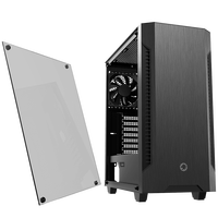 GAMEMAX-Fortress TG Mid Tower ATX Steel Desktop Gaming Computer Case with Fan Support 360 Water Cooling