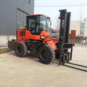 2025 nuevo LTR60 4WD todo terreno Piggyback <span class=keywords><strong>Grass</strong></span> eléctrico 6 toneladas carretilla elevadora ATV carretilla elevadora 4X4 terreno áspero Terrian carretilla elevadora con cabina - Product Image 4