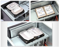 Boîtier de serveur compact LCD 4U, châssis en rack, boîtier de PC industriel EKI-N475LT