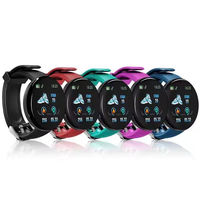 Reloj Inteligente D18 para Hombre y Mujer, Smartwatch con Medición de Presión Arterial, Resistente al Agua, Reloj Digital Deportivo con Monitor de Actividad Física D18S