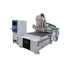 Advertising Carving Machine 3D Cylindrical engraving Machine with four process Woodworking cutting Machine