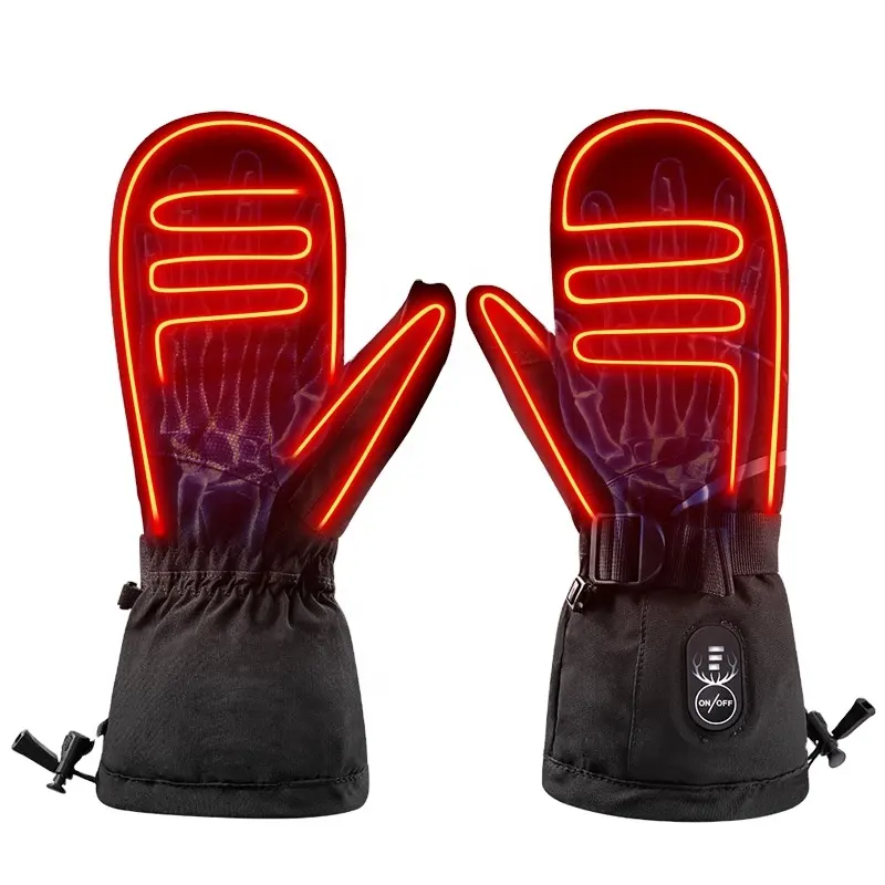 Elektrisch beheizte Thermo-Snowboard-Ski handschuhe mit Touchscreen für den Winter-Outdoor-Sport
