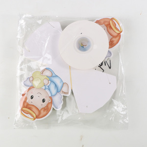 50pcs boîtes de faveur de fête de première Communion boîtes de bonbons de baptême religieux Dieu bénisse les décorations de douche de bébé pour les garçons et les filles - Product Image 6