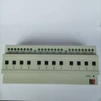 Actionneur KNX/EIB Bus pour domotique, 12 voies, 24 voies, 16A 250V, 4 interrupteurs, 2 prises