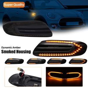 2PCS Feux de Position Latéraux LED Dynamiques Séquentiels Étanches pour <span class=keywords><strong>Mini</strong></span> Cooper S F55 F56 <span class=keywords><strong>JCW</strong></span> F57 Cabriolet S 14-20, Clignotants - Product Image 5