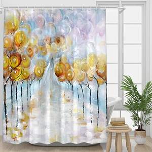 <span class=keywords><strong>Rideau</strong></span> <span class=keywords><strong>de</strong></span> <span class=keywords><strong>douche</strong></span> gaufré imprimé, arc-en-ciel dégradé Pastel irisé, décor <span class=keywords><strong>de</strong></span> salle <span class=keywords><strong>de</strong></span> bain à domicile/ - Product Image 6