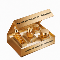 Boîte rigide magnétique en papier couché de qualité supérieure avec poignée pour crème pour le visage, shampoing et soins de la peau, emballage recyclable avec logo personnalisé
