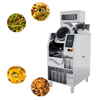 Robot de cuisine intelligent AI, construction en acier inoxydable, écran tactile numérique, mode d'économie d'énergie pour la préparation automatique des aliments