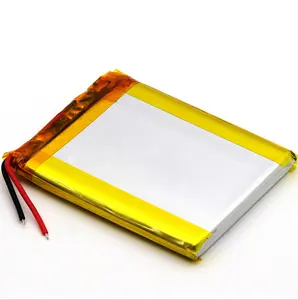 Bateria de polímero de lítio personalizada de fábrica, bateria de 3.7v 1850mah 1900mah 1950mah lipo