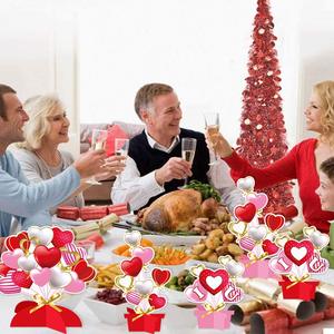 <span class=keywords><strong>Décoration</strong></span> de table en forme de cœur moderne en papier 3D pour la Saint-Valentin, les fêtes, les décorations de mariage, les anniversaires romantiques, les fournitures de <span class=keywords><strong>décoration</strong></span> de la maison - Product Image 1