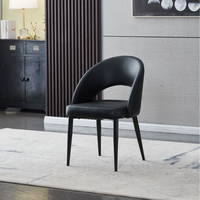 Chaises de salle à manger modernes de luxe en tissu rayé avec structure en acier inoxydable pour la maison, le bureau, l'hôtel - HEB Garantie 5 ans