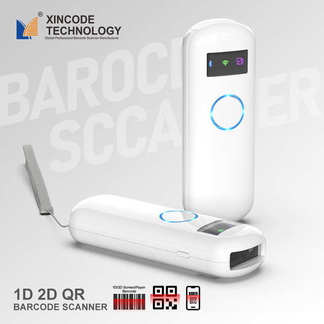 Xincode Wireless Mini Qr Code Reader Portable Scanner Bar Code Reader Portable Mini Barcode Scanner GT-3303