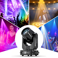 260W faisceau tête mobile équipement d'éclairage de scène RGBW Disco Robot pour barre de fête DMX512 contrôle E27 ampoule Base IP33 Ra90
