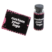 Étiquettes autocollantes personnalisées en vinyle pour flacons en verre holographiques, rondes, avec effet UV localisé, 2 ml, 3 ml, 5 ml, 10 ml, Pegatinas Etiqueta Adhesiva