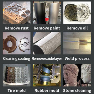 Limpiador láser de pulso de mano BingYan, eliminación de pintura de óxido de superficies metálicas JPT 100W 200W 300W, máquina de limpieza láser de fibra, precio - Product Image 2