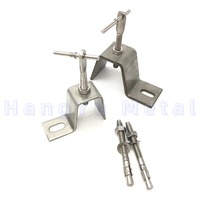 Support de bardage en acier inoxydable de qualité supérieure, support de panneau en nid d'abeille, installation facile en DIY pour accessoires de mur-rideau