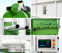 Machine de séchage de soja et de céréales multiples à grande capacité (35 tonnes/lot) pour usage agricole