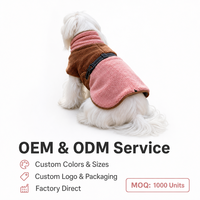 Manteau pour chien doublé de polaire chaud pour chiens de petite, moyenne et grande taille, col haut, veste d'hiver, vêtements pour animaux de compagnie