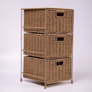 Набор из 3 плетеных корзин ручной работы из натурального ротанга: экологичные, многофункциональные, для хранения, мягкие, прямоугольные, для декора дома и организации офиса - Product Image 3