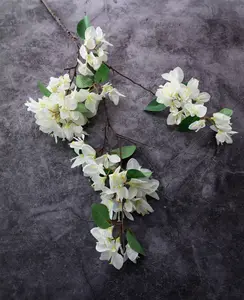 O-X605 Gros événement arc décoratif fleurs Blanc Rose Rose Bougainvilliers artificielle maison De Mariage Décor Bougainvilliers Fleur