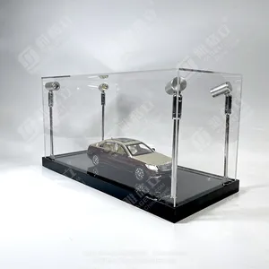 Buy Freestanding plexiglass car model display stand with Custom