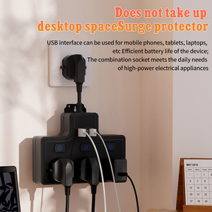 OL Dải điện mở rộng cắm với cổng <span class=keywords><strong>USB</strong></span> bảo vệ tăng điện dải đa cắm mở rộng Hội Đồng Quản trị với cổng <span class=keywords><strong>USB</strong></span> - Product Image 5