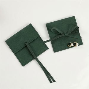 Guardidea 8*8cm High Quality Microfiber Fashionable Makeup <b>Bag</b> Custom <b>Small</b> Jewelry Pouch with Custom Logo - Product Image 3