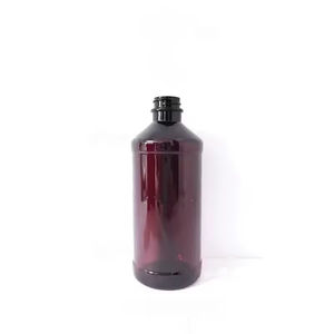Bouteille vide de sirop contre la toux Wockhardt Tris Pai Nostrum Arch de 500 ml (16 oz) en PET avec bouchon à vis et étiquette autocollante sérigraphiée - Product Image 6