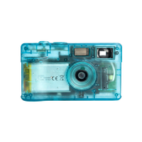 Appareil photo numérique vintage sans écran 12MP, nouveau design, appareil photo numérique sans écran 35mm avec flash xénon intégré, style rétro pour le camping et les prises de vue rapides