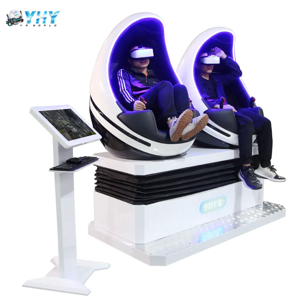 YHY Factory Price 2 Players All In 1 Console 5 Special Effects Virtual Reality Movies 9D Vr Egg
