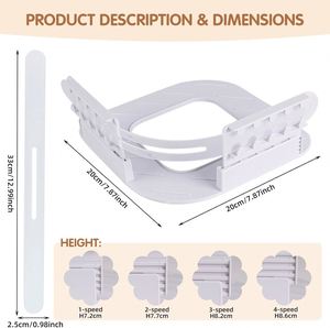 Clips de Plástico Resistentes al Agua para Sábanas, con Esquinas Abiertas y Tiras de Bloqueo Antideslizantes, Sujetadores de Ropa de Cama - Product Image 2