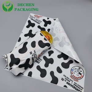 Papier sulfurisé ciré coloré de qualité alimentaire pour bacon, revêtu de PE, pour emballage de hot-dogs, sushis et gâteaux - Product Image 1