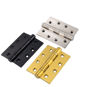 Bisagras de Acero Inoxidable <span class=keywords><strong>ECREW</strong></span> con Rodamientos de Bolas, 4"x3"x3mm, Resistentes, Acabado Satinado, Diseño Moderno, para Puertas de Madera, Uso en Hoteles, Bajo Ruido - Product Image 2