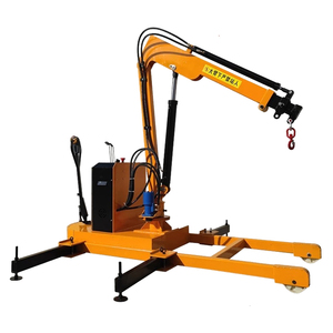 Mini-grue électrique rotative bibo, grue hydraulique portable de petite taille pour le chargement en entrepôt - Product Image 5