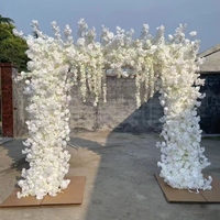 Fond rural décoration arc Floral Simulation fausses fleurs proposition de mariage décoration activité de plein air cérémonie fleurs