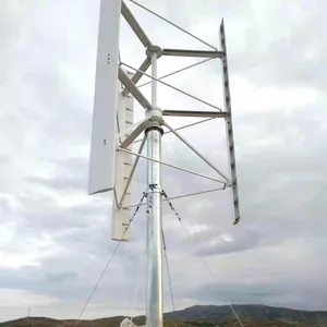 Cuchillas y ejes del sistema híbrido de la turbina de viento vertical solar 1500W para la turbina de viento