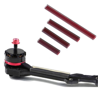 Motorkabel-Schutzhüllen, Kunststoff-Motorkabelschutzrohre 10mm 13mm Breite für RC FPV Racing Drohnen Rahmen