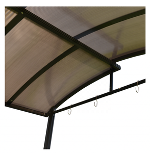 <span class=keywords><strong>Gazebo</strong></span> para Barbacoa con Techo de Policarbonato Rígido de Aluminio para Exteriores de 2.4x1.5m (8x5 pies) - Product Image 2