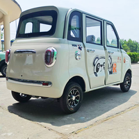 Mini voiture électrique à panneaux solaires, véhicule électrique compact à carrosserie fermée, 4 roues, mini voiture solaire