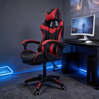 Chaise de jeu économique pour salle de jeux, chaise de bureau confortable pour longues sessions de jeu sur ordinateur