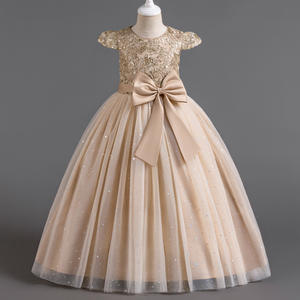 Robe de soirée longue en sequins pour filles, pour anniversaire, fête, enfants, <span class=keywords><strong>junior</strong></span>, remise de diplôme, bal de promo, mariage - Product Image 3