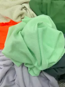Переработанная Чистящая тряпка, текстильная ткань для резки отходов, разноцветная махровая ткань, 100% хлопковая тряпка 10 кг 15 кг 20 кг тюков
