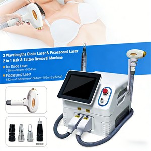 Portable 2 In1 3 Wavelength Hair and Tattoo Removal Machine Salon Beauty Equipment - Product Image 1