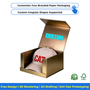 Confezione di Lusso per Cappelli, Ordine Minimo <span class=keywords><strong>50</strong></span> Pezzi, Personalizzabile, Premium, per Esposizione, Spedizione, Regalo e Packaging - Product Image 3