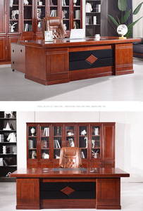 Scrivania da ufficio boss dal design moderno di fascia alta scrivania direzionale da ufficio scrivania direzionale boss in vendita - Product Image 5