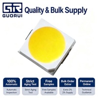 GUORUI LED Dimmable Blanc Naturel 3V 2700-7000K 120-130LM 1W 150mA SMD 2835 Puce LED Ra80 Durée de vie 50000h